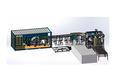 編織袋全自動裝車機(jī) 山東集裝箱自動裝車機(jī)試機(jī)成功現(xiàn)場