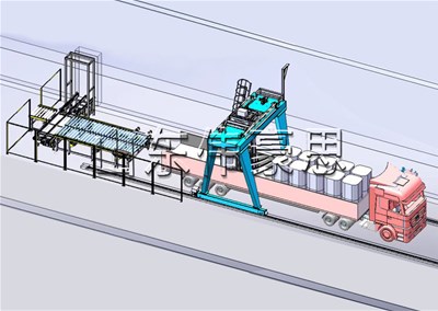 活性炭噸袋自動裝車機，噸包自動裝車機器人視頻